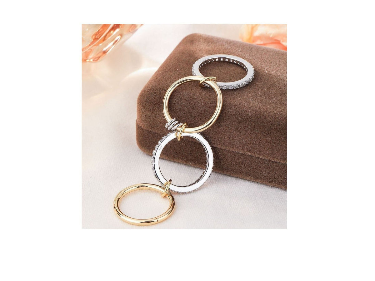 💍 Bague Élégance Bicolore