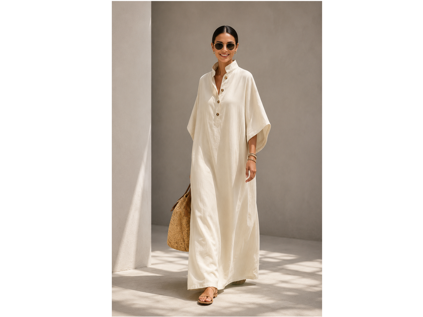 🌿 Robe Longue Bohème Élégance
