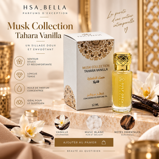 Huile Parfumée Concentrée Tahara Vanilla – Gulf Orchid 12ml
