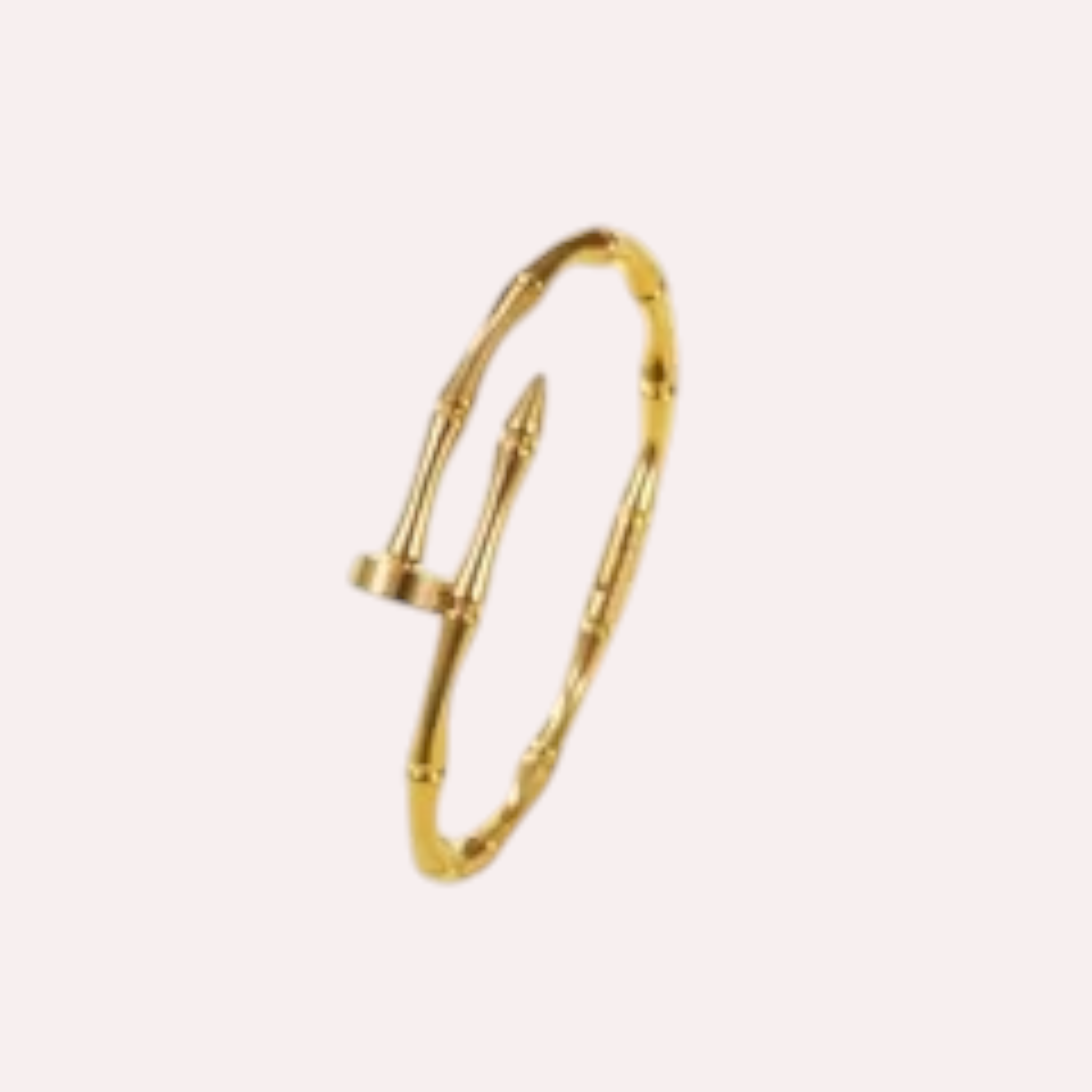 Bracelet Bambou Élégance Doré