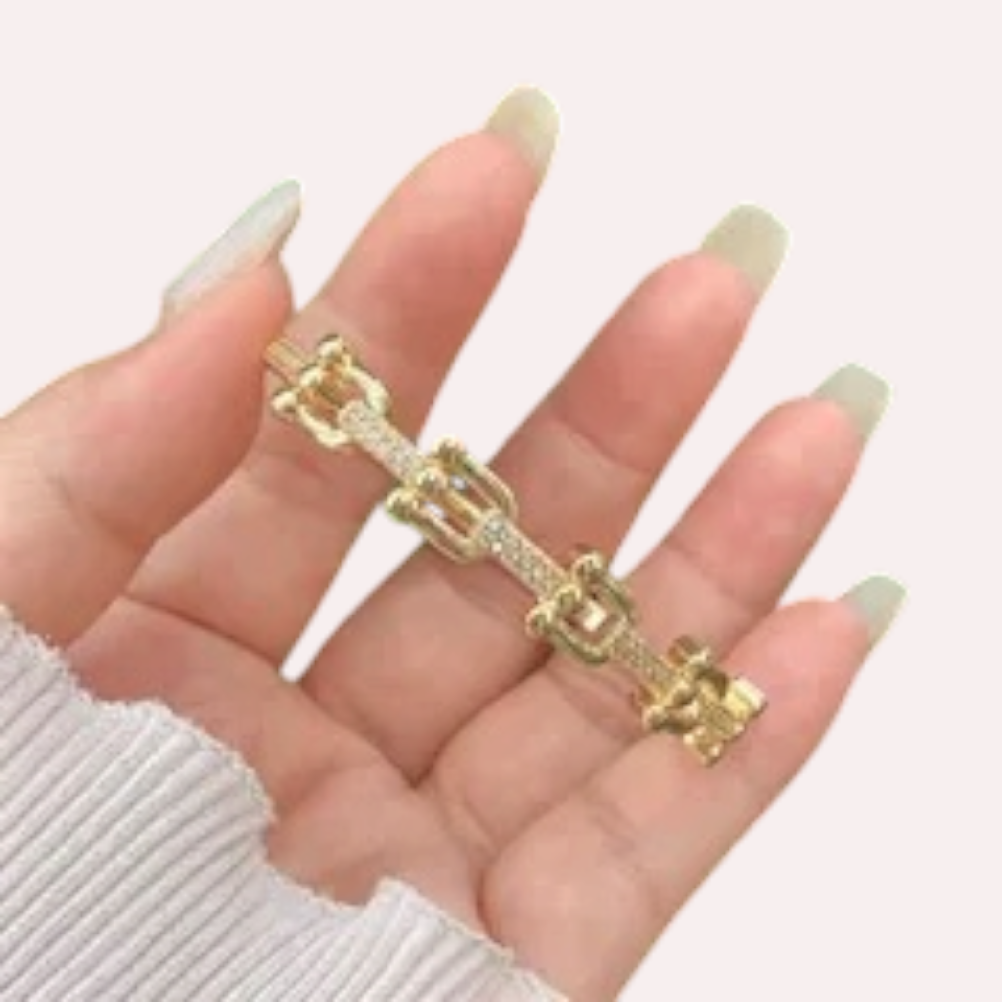 Bracelet Luxe Maillons Dorés