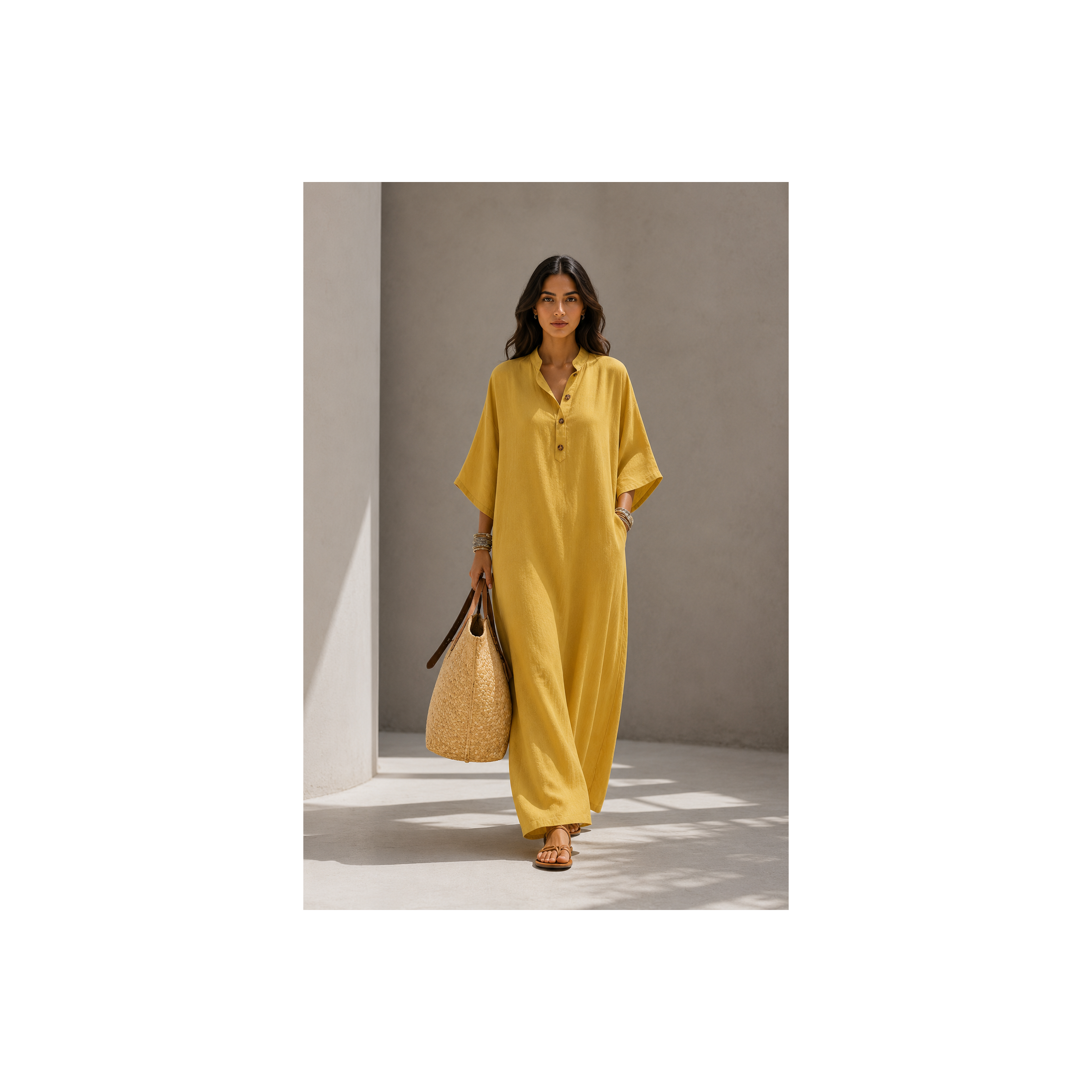 🌿 Robe Longue Bohème Élégance  (différents coloris)