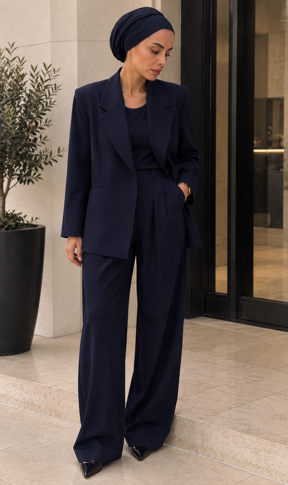Ensemble blazer + pantalon