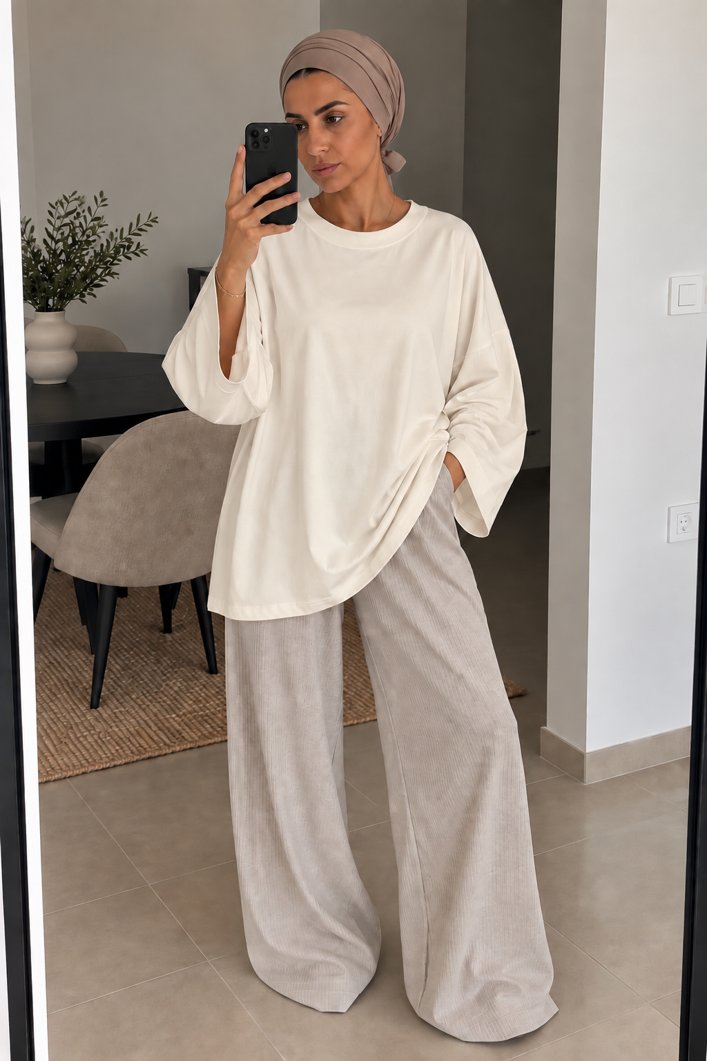 T-shirts Manche Longue Coton