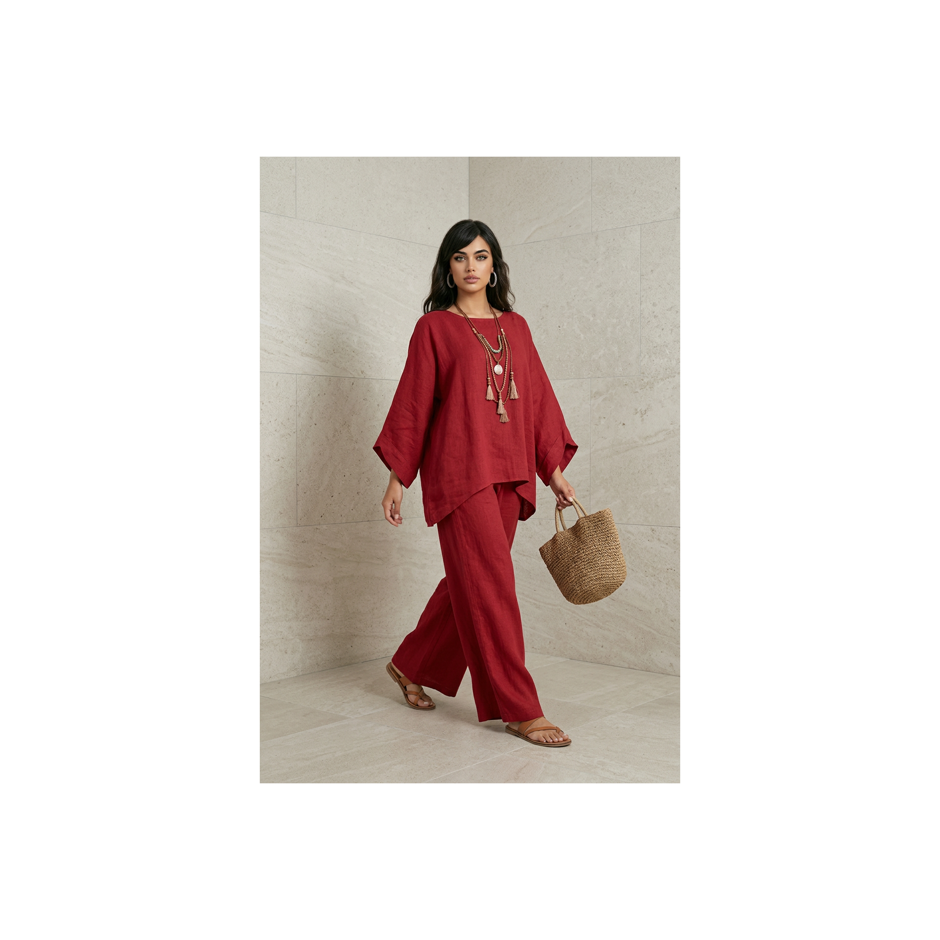🌿 Ensemble Bohème Élégance – 2 Pièces (différents coloris)