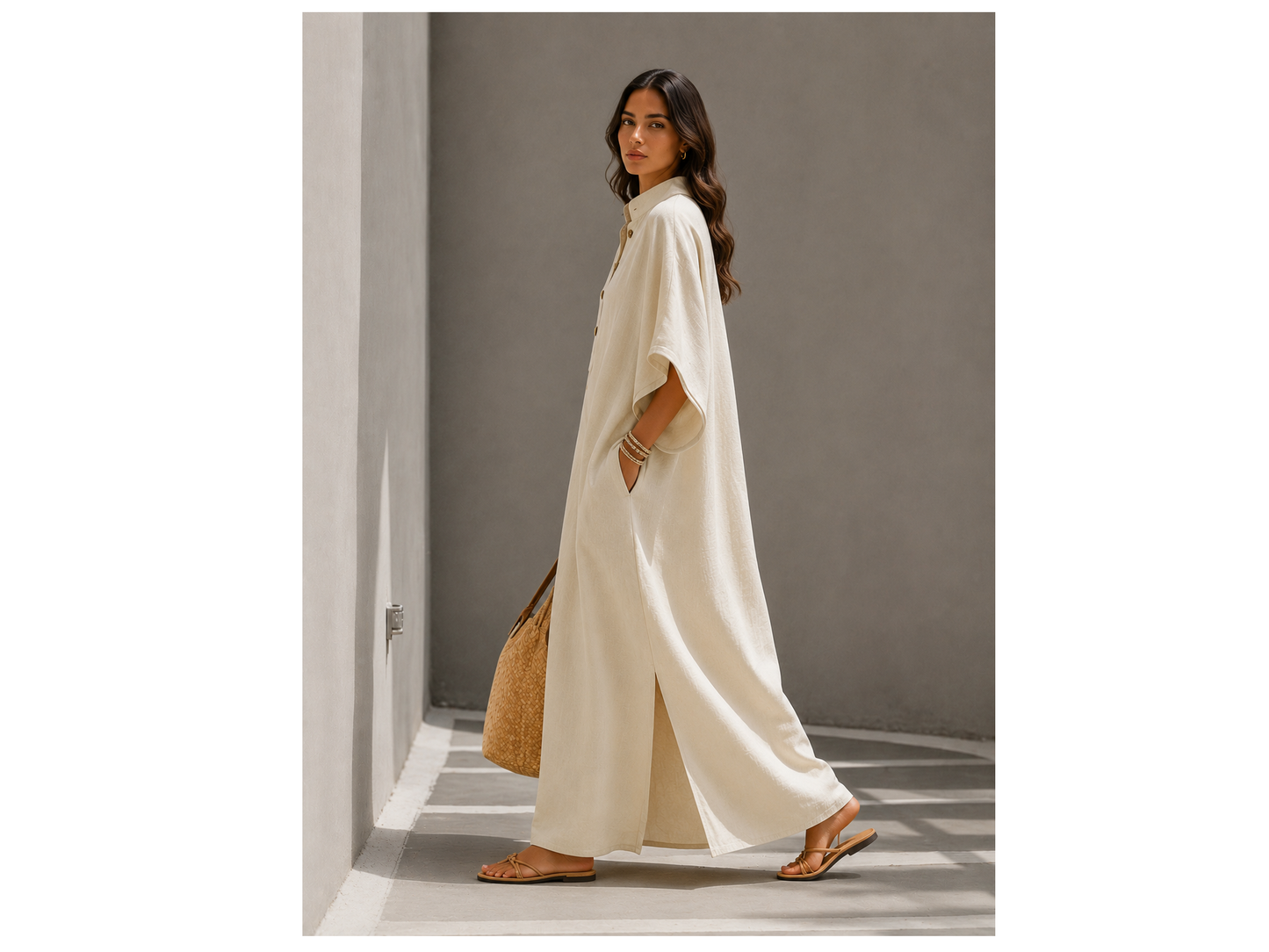 🌿 Robe Longue Bohème Élégance