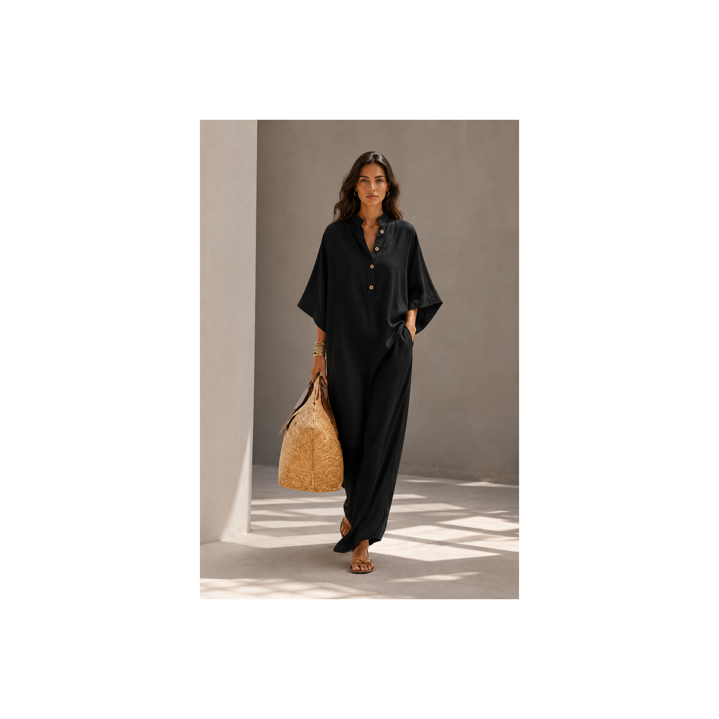 🌿 Robe Longue Bohème Élégance  (différents coloris)