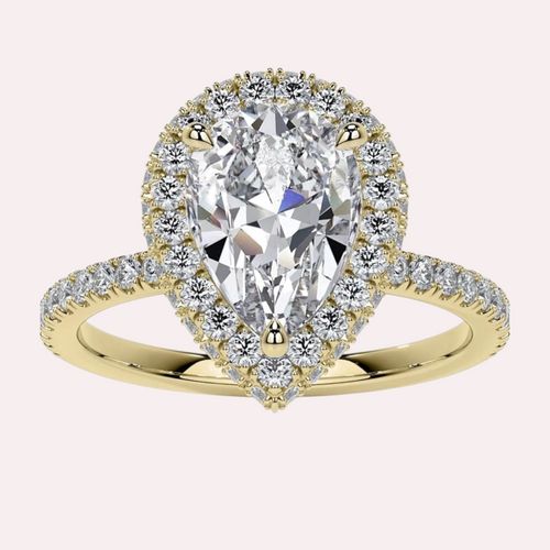Bague Élégance Goutte Zircon