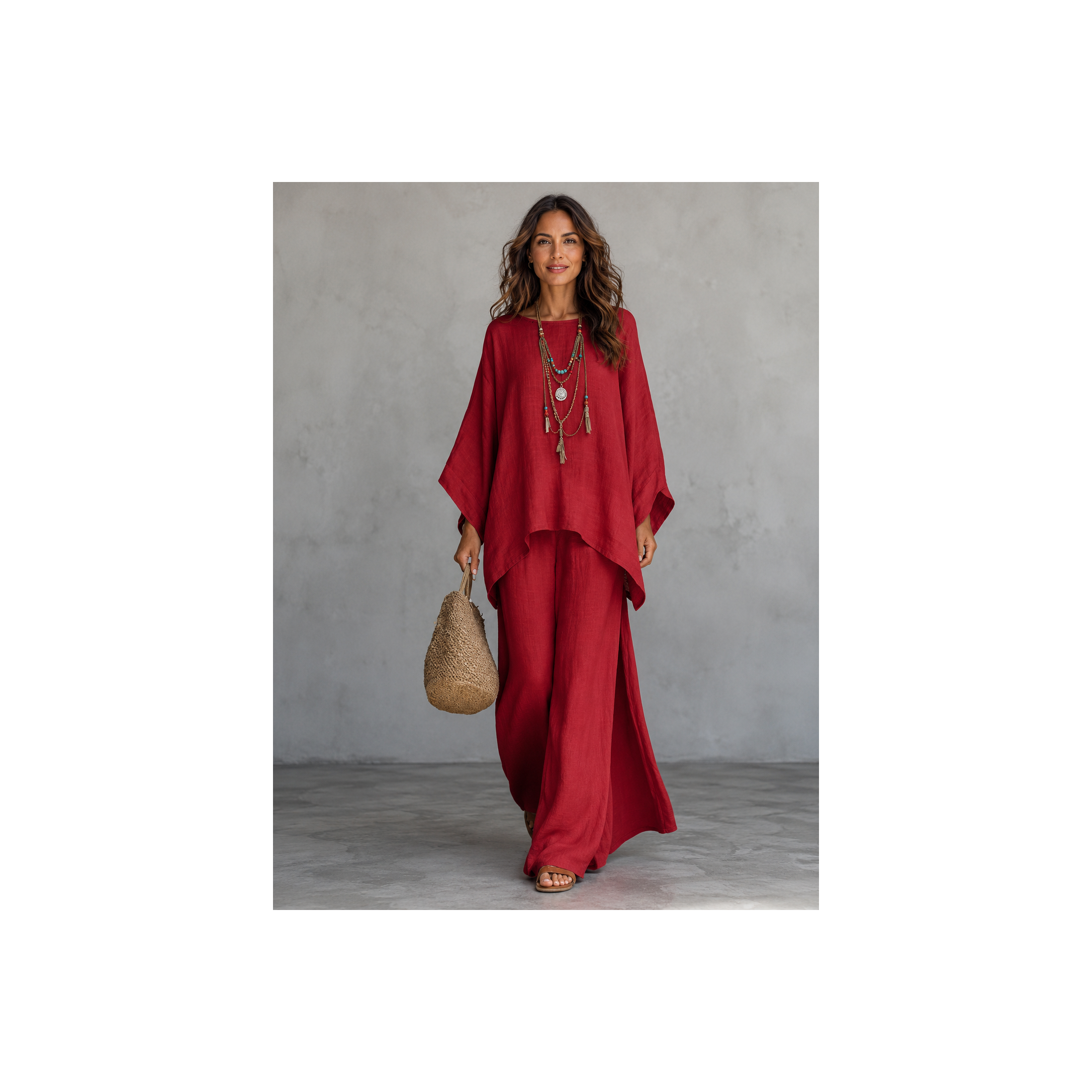 🌿 Ensemble Bohème Élégance – 2 Pièces (différents coloris)