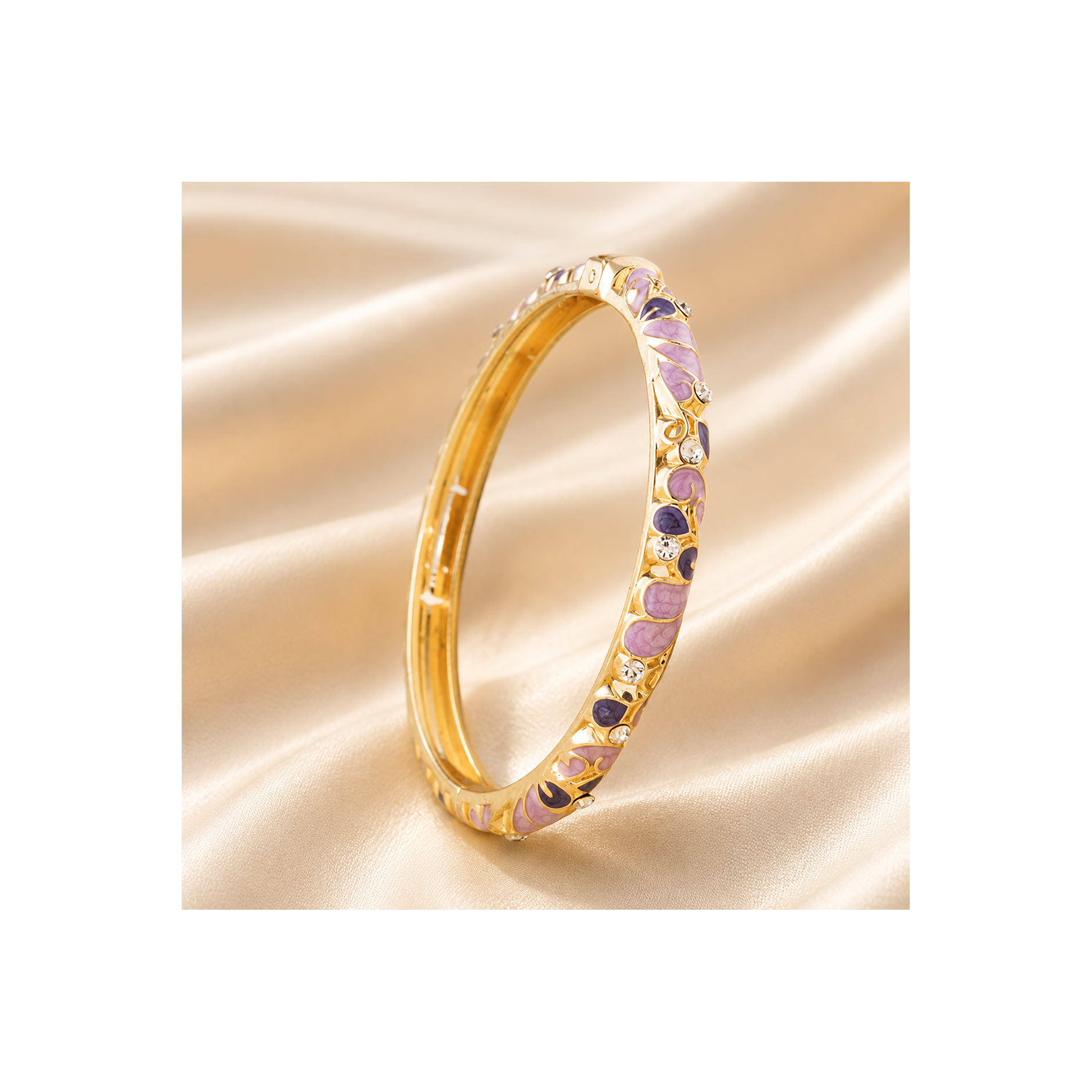 Bracelet Jonc Élégance Améthyste