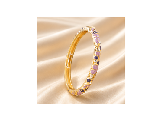 Bracelet Jonc Élégance Améthyste