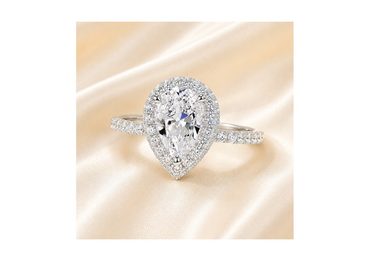 Bague Élégance Goutte Zircon