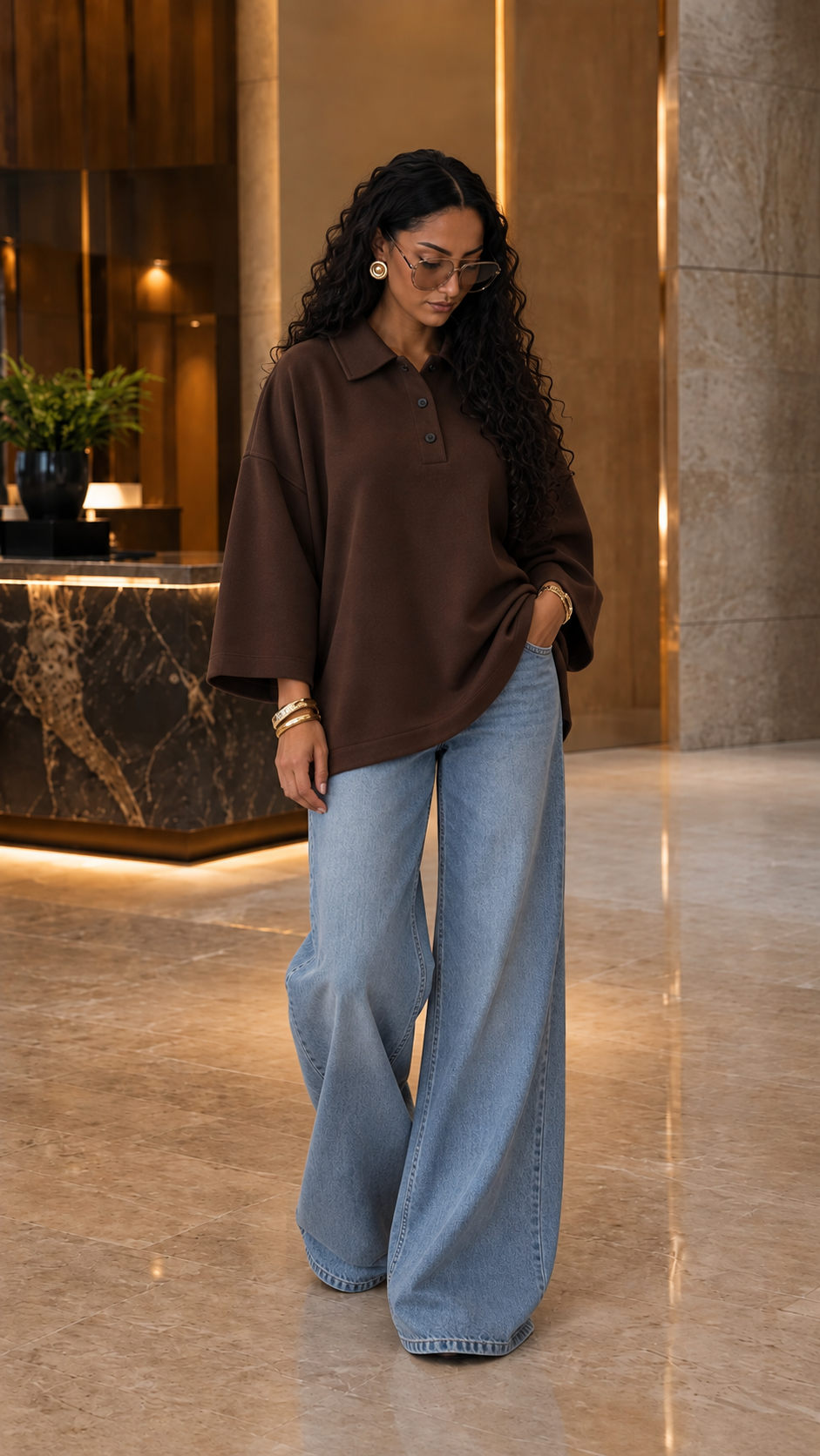 🤎 Le Polo Oversize – L’Essentiel du Dressing